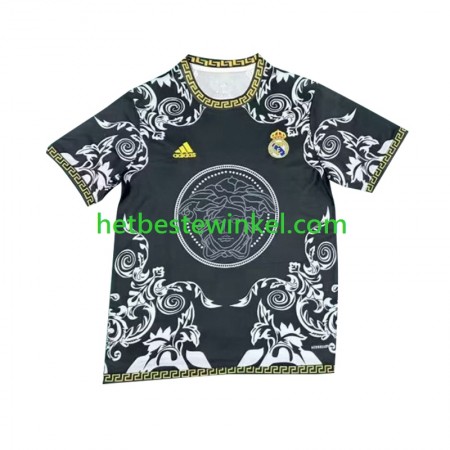 Real Madrid Versace Edition Voetbalshirts Thuis Zwart 2024-25